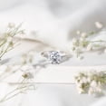 thumbnail image 5 of Rosec Jewels Lab Grown 2 Carat Diamond Engagement Ring for Women - IGI Certified (E-VS1 Quality) - with Jewelry Box, 925 Sterling Silver, US 4.00, 5 of 9