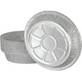 thumbnail image 1 of Aluminum Foil Quiche & Tart Tins 9'' Pie Pans Set / Disposables, 1 of 6