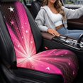 thumbnail image 4 of CHAQLIN Pink Gradient Star Car Front Seat Covers, Set of 2 Non-Slip Polyester Breathable Seat Cushions for Auto and Truck, 4 of 7