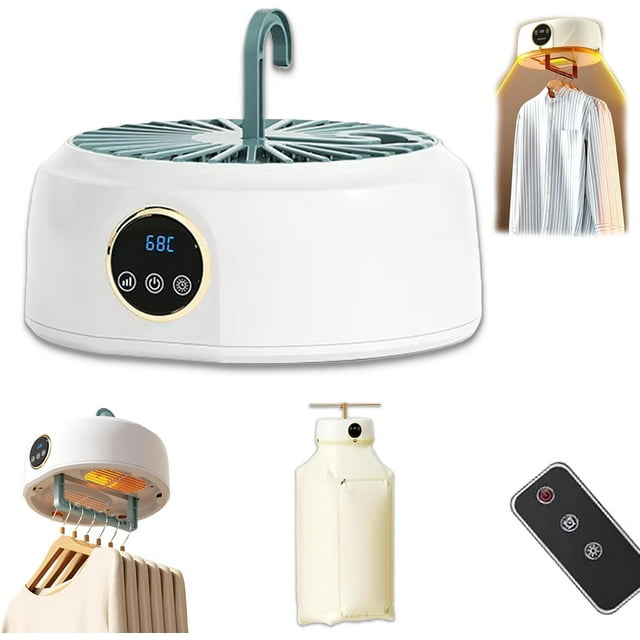 Automatic Ironing Machine, Automatic Ironing Machine for Home, 2-in-1 Garment Steamer & Folding System with Vertical Steam, Outdoor/Indoor Use (White)