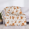 thumbnail image 3 of Fotbe Cute Squirrel Fall Manta de Franela con Estampado, Manta Ultrasuave para Cama, Sofá, Auto, Hipoalergénica y Antibolitas-60"x50", 3 of 6