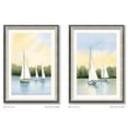 thumbnail image 2 of 2-Pack 20x28" Sailboat Framed Wall Art, Replaceable Canvas Prints with Solid Wood Frames, Nautical Decor, 2 of 9