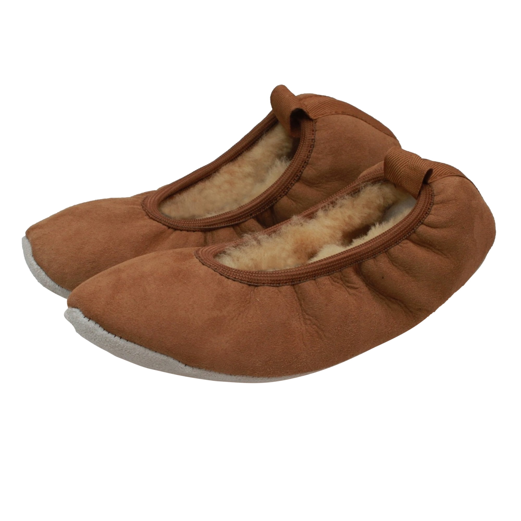 Eastern Counties Leather Womens Sheepskin Lined Ballerina Slippers -