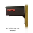 thumbnail image 3 of Titan Steel Curbside Mailbox with Ashley front single mailbox mounting bracket, 3 of 7