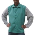thumbnail image 1 of Tillman 9630 30" 9 oz. Green FR Cotton/Side Split Leather Jacket, Large, 1 of 2
