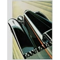 thumbnail image 2 of Vintage Apple Collection 12x14 White Modern Wood Framed Museum Art Print Titled - Art_Deco_Auto, 2 of 4