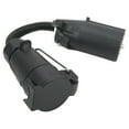 thumbnail image 1 of 7 Way Trailer Plug Adapter, High Conductivity Ergonomic Design Dustproof RV Blade Connector  For Cars Trucks, 1 of 8