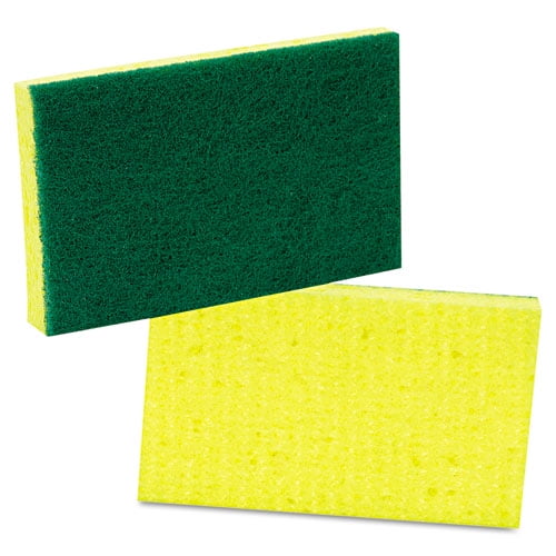 TWO PADS BLUE EXTRA HEAVY DUTY ABRASIVE SCOURING PADS 3 1/2" x 6" x 1/2" 
