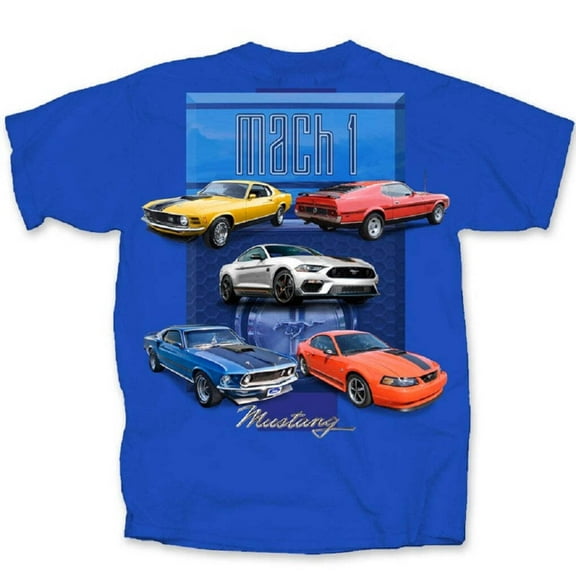 Ford Mustang Mach 1 Mens T shirt (Joe Blow t's)Licensed