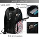 thumbnail image 4 of Easygdp music Skull record Retro Mochila para Laptop de Viaje con Puerto USB, Mochila para Laptop con Puerto de Carga USB para Mujeres y Hombres, 4 of 7