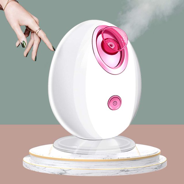 Vaporizador facial nano iónico Sauna Poros con aguja cosmética Traje Temporizador y extracto Puntos negros Spa Hogar Niebla caliente Vaporizador facial Cuidado de la piel WD.WDQZL Hogar