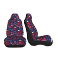 thumbnail image 3 of Pofeuu Hot Cocoa Snowflake Mittens Print Automotive Car Seat Covers Flat Cloth Full Set Seat Covers,Car Seat Covers front seats for Cars Trucks and SUVs-2 PCS, 3 of 9