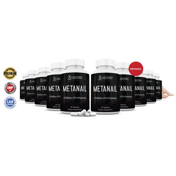 (10 Pack) Metanail 1.5 Billion CFU Probiotic Nail Support 600 Capsules