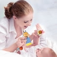 thumbnail image 6 of Wrist Rattle Foot Finder Socks Set for Baby Arm Hand Rattle Feet Leg Ankle Socks Newborn Soft Sensory Toys Baby Socks Newborn Rattles Toys Easter Gifts 0-3 6-12 Months Infant Girl Boy, 6 of 10