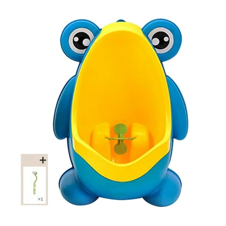 Frog Shape Hang Type Boys Standing Urinal With Cleaning Brush Fun Toddler Potty Training Urinal with Spinning Target Secure Suction Cups & Easy-Clean Design Frog Shape Hang Type Boys Standing Urinal With Cleaning Brush Fun Toddler Potty Training Urinal with Spinning Target Secure Suction Cups & Easy-Clean Design