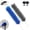 Blue+grey, variant on 2/4 Pcs Bendable Microfiber Head,Reusable Dust Remover Tool,Flexible,Dust-Trapping, Washable,Gap-Cleaning,Fan-Cleaning