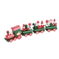 thumbnail image 2 of Tren de Navidad Jadeshay Madera Rojo Verde 21x5cm, 2 of 12