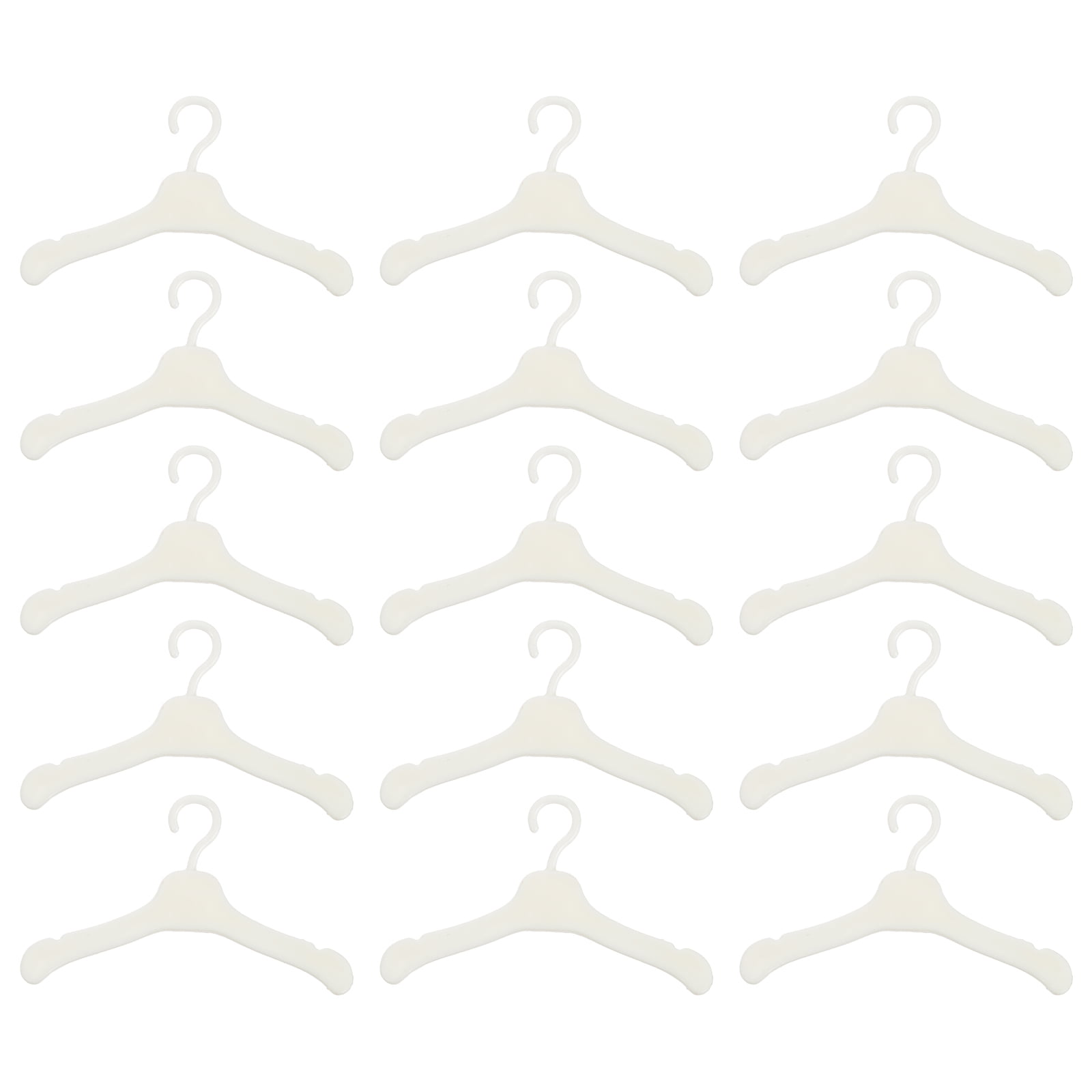 50pcs Doll Clothes Hanger Plastic Doll Clothes Hanger Doll Outfits