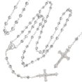 thumbnail image 1 of 2 collares de rosario con cruz, collares decorativos de cuentas de oración, 1 of 8