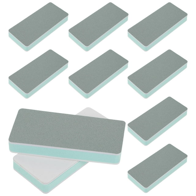OULII Tampons de Ponçage 10 Pcs Outils de Ponçage pour Polissage Vert Rectangulaire pour Professionnels