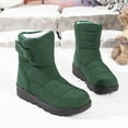 thumbnail image 2 of Women's Winter Snow Boots - Slip-On Shoes with Thick Anti-Slip Sole for Cold Weather, Outdoor & Casual Wear, 2 of 13