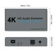 thumbnail image 3 of Extractor de audio HDMI 4k de alta definición con 1 punto, 2 convertidores, puerto USB, suministros de computadora, 3 of 8