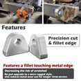 thumbnail image 3 of 2Pcs Weld On Shackle Clevis Mount 1" Thick Steel Offroad Hydraulic Tractor Mount, 3 of 5