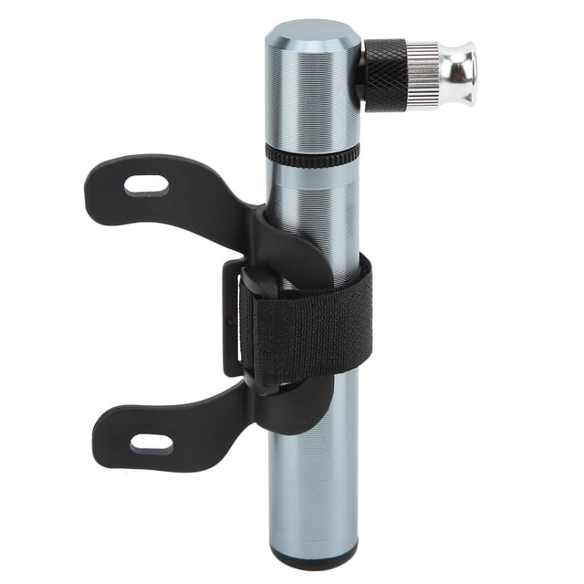 Cycling Mini Pump - Premium CNC Aluminum Alloy, Anti Slip Handle, Efficient Heat Dissipation, Integrated American & French Valve, Compact Stretchable