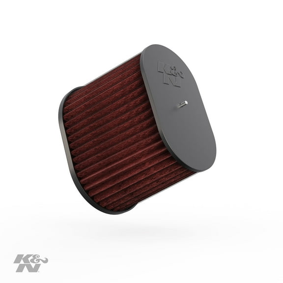 K&N RC-5178 Universal Clamp-On Air Filter: Oval Straight; 3.688 in (94 mm) Flange ID; 7.875 in (200 mm) Height; 10.25 in x 7.188 in (260 mm x 183 mm) Base; 9 in x 5.375 in (229 mm x 137 mm) Top