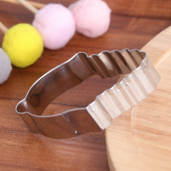 Stainless Steel Corn Shape Cookie Cutter for Cookies Making Easy to Clean Silver