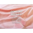 thumbnail image 5 of Brooklyn Jax Solid Plush Fleece Queen Blanket, Dusty Pink color, 5 of 6