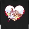 thumbnail image 3 of Wizard of Oz - Dorthy And Toto Heart - Men's Crew Neck Fleece Pullover, 3 of 5