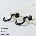 thumbnail image 3 of Ganchos para cortina de ducha - Juego de 12 | Ganchos para cortina de ducha | Ganchos para anillos de cortina de ducha | Ganchos para cortina de ducha a prueba de óxido | Ganchos para ducha de baño, 3 of 5