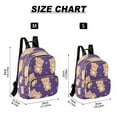 thumbnail image 3 of WOBOGO Cute Teddy Bear and Heart Pattern Butterfly Backpack Durable Lightweight Shoulder Bag Built-in Laptop Sleeve and Multiple Utility Compartments, 3 of 7