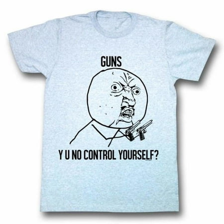 Y U No Memes Fun Control Adult Short Sleeve T Shirt