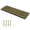 1.2 meters, variant on 24"x42"x2.5" Rubber Threshold Ramp, 2.5" Rise Portable Wheelchair Ramp, 2500LBS Capacity for Wheelchairs, Stairs Steps Home Pets Doorways, with 3 Channels Cord Cover