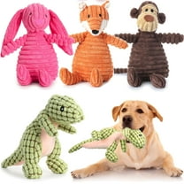 Deago Dog Plush Toys Dog Squeaky Toys Puppy Pet Mutt Dog Toys Chew Toys for Small Medium Large Dogs