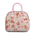 thumbnail image 2 of Lunch Bag Lunch Box for Women Reusable Insulated Lunch Bags,Water-Resistant Fruits Strawberry Pattern Cooler Lunch Tote Bag, Large Capacity for Work Travel Picnic, 2 of 6
