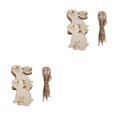 thumbnail image 4 of Bewildely 10 piezas puerta animal colgante rebanadas de niños decoración colgante con cuerda de lino decoración escolar adorno para el hogar Tipo 6 2Conjunto, 4 of 6
