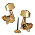 thumbnail image 2 of 3R3L Sealed Guitar Tuning Pegs Tuners Tuning Pegs Key Guitar Key Machine Heads for Guitar Gold, 2 of 7
