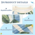 thumbnail image 2 of FORMRS Boys Rash Guard Short Sleeves Swim Shirt Quick Dry UPF 50+ Sun Protection, Sizes 3-12T, Retro Lemon Leaves, 2 of 6