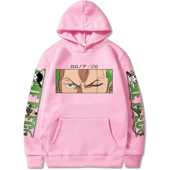 Roronoa Zoro Hoodie Casual Clothes Pirate Hunter Long Sleeve Sweatshirt
