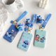 thumbnail image 2 of LLavero de dibujos animados de Disney Stitch, tarjetero Kawaii, muñeca de Anime, tarjeta bancaria de estudiante, cubierta de protección de tarjeta de Control de acceso, 2 of 4
