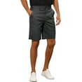 thumbnail image 5 of INSPIRE CHIC Striped Shorts for Men's Regular Fit Summer Chino Shorts Pants 30 Black, 5 of 6
