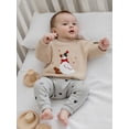thumbnail image 4 of BemeyourBBs Baby Birthday Sweaters Long Sleeve Silly Goose Embroidery Pullovers, 4 of 9