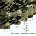 thumbnail image 6 of Multicam Camo Mixed Shapes Pattern Shower Curtain 72"x72" ,Bathroom Decorative Shower Curtains Set with 12 Hooks,Modern Waterproof Washable Shower Curtain, 6 of 6