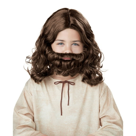 Child's Savior Jesus Wig Costume Accessory