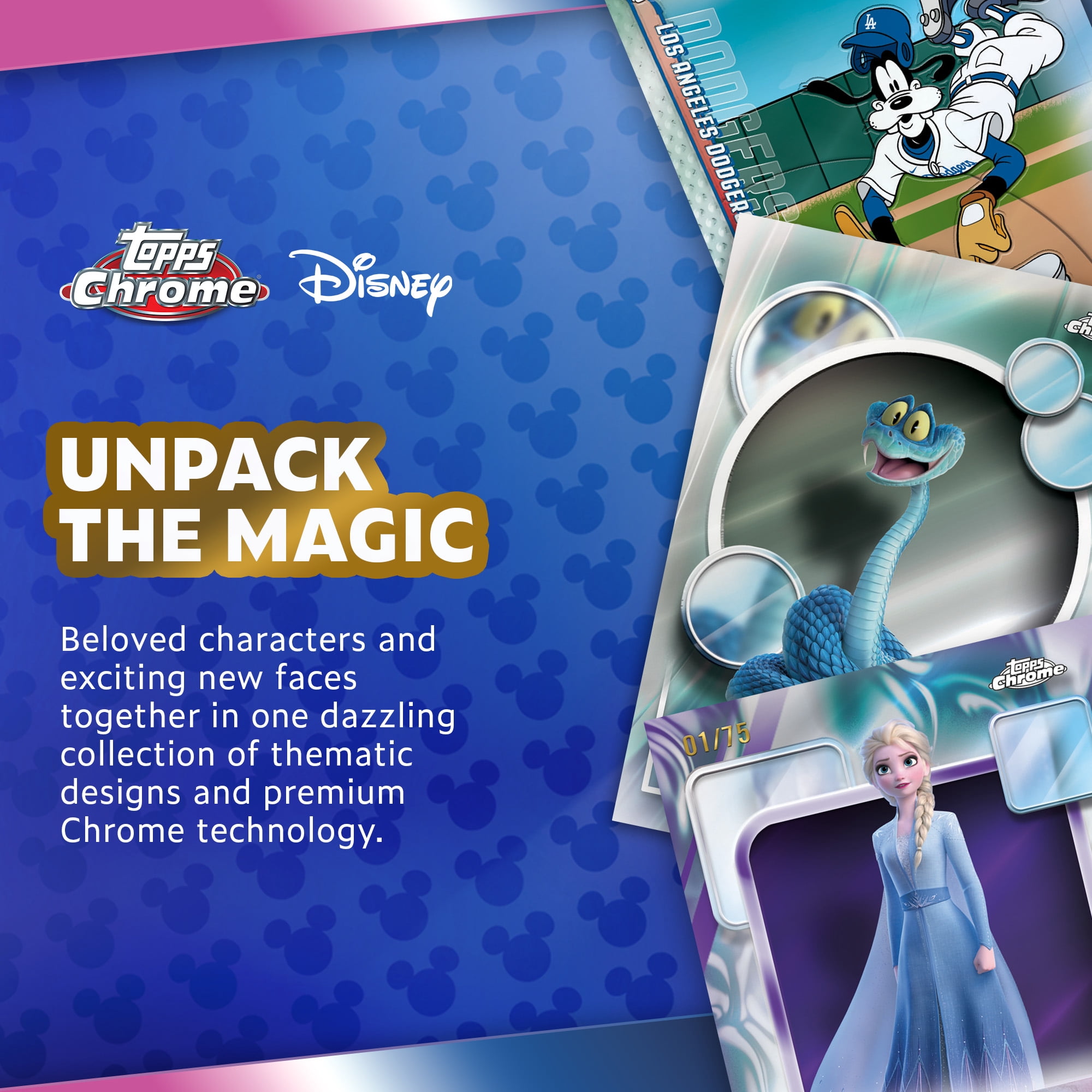 2026 Topps Chrome Disney - Factory Sealed - Mega Box