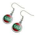 thumbnail image 2 of Feliz Navidad with Deer Merry Christmas Novelty Dangling Drop Charm Earrings, 2 of 3