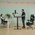 thumbnail image 3 of 60" x 30" Home Office Electric Height Adjustable Standing Desk Memory Programmable Presets Computer Desk,Black, 3 of 7